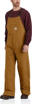 Zdjęcie produktu dla Ocieplane Ogrodniczki Carhartt Firm Duck Brown