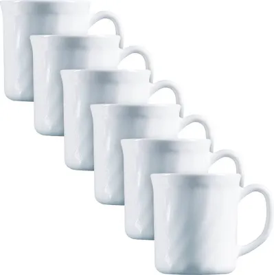 Image de Arcoroc Trianon White Gobelet avec anse set de 6 pièces