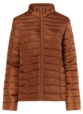 Produktbild von Damen Jacke braun Größe L mit schimmerndem Stoff und wärmender Wattierung