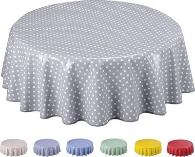 Produktbild von Famanu Tischdecke Wasserabweisend - Rund 140 cm