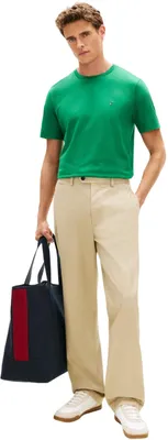 Obrázek produktu pro Pánské tričko Tommy Hilfiger s krátkým rukávem, kolekce Seasonal, jednobarevné, s kulatým výstřihem