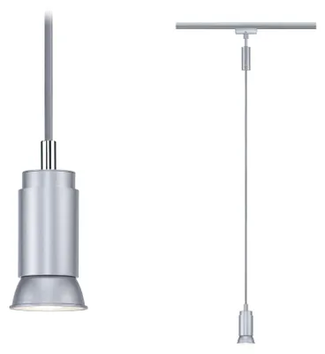 Image de Suspension Paulmann URail Runa, ampoule GU10 max. 10 W, 230 V, chrome mat