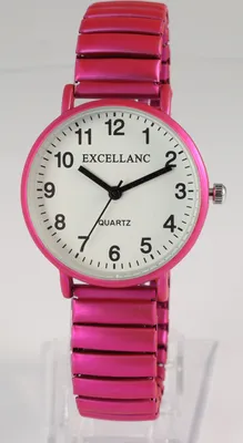 Produktbild von Excellanc Damenuhr mit Zugarmband, matt oder metallic