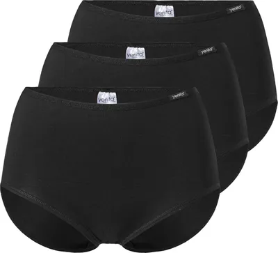 Produktbild von Yenita® Taillen-Slips (3er Set) Modern-Collection M schwarz
