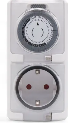 Produktbild von Homezie Zeitschaltuhr für Innenräume - Energiesparend - Zeitschaltuhr - 24 Stunden - Analog