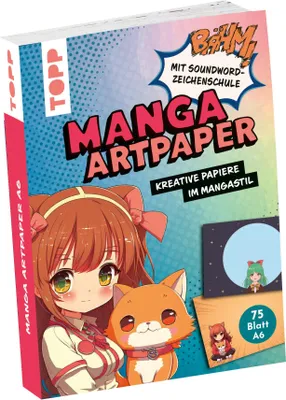 Produktbild von Manga Art Paper in DIN A6. Mit Soundword- Zeichenschule