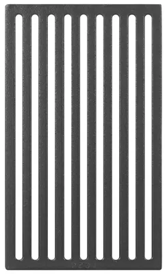 Image de Grille de poêle en fonte 16 x 28 cm, grille de cheminée en fonte, grille de foyer, grille à cendres pour divers poêles et cheminées