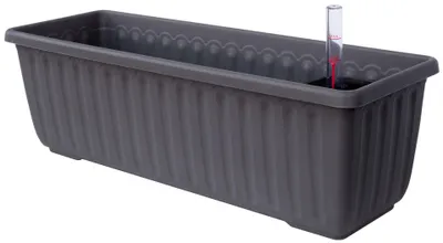 Zdjęcie produktu dla Donica samonawadniająca Plastia Siesta LUX - antracyt 40 cm