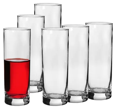 Produktbild von Alessandro Trinkglaser Tubo - 6x Stuck - hohes Glas - 310 ml - 6 x 16 cm