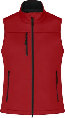 Produktbild von Ladies' Softshell Vest red, Gr. XL