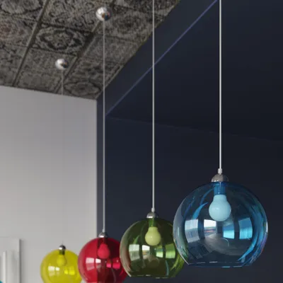 Obrázek produktu pro Závěsné světlo BALL transparentní