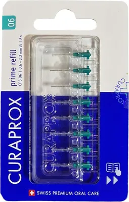 Produktbild von Curaprox Cps 06 prime Interdentalbürsten Refill 8 St