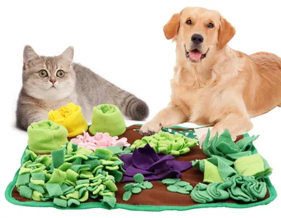 Image de Tapis olfactif pour chiens avec jeu interactif de recherche de nourriture