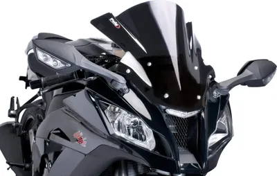 Immagine prodotto di Cupolino PUIG z-racing nero omologato ABE per Kawasaki zx-10r