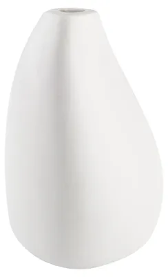 Produktbild von Vase 'Stein' (12x10x18cm), weiß