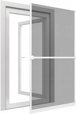 Zdjęcie produktu dla Moskitiera z ramką, siatka z włókna szklanego 100x215cm Moskitiera przeciw owadom z ramką aluminiową