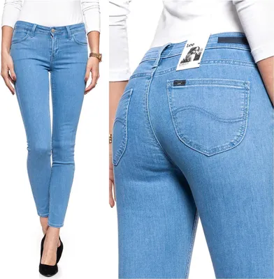 Immagine prodotto di LEE, Jeans da donna, Skinny fit, SCARLETT, W24 L31, Blau, Jeans, baggyjeans, buggy