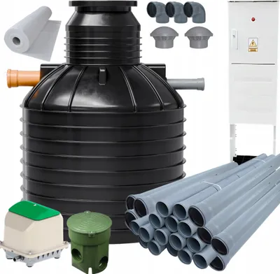 Zdjęcie produktu dla JFC Oczyszczalnia Biologiczna 3400L HYDRO H2 | Dmuchawa SECOH | Drenaż 36MB
