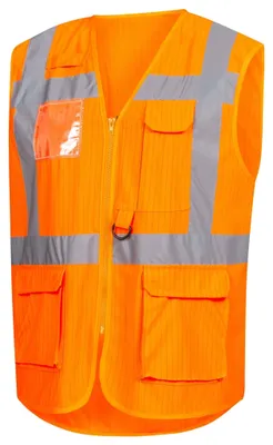 Produktbild von WETEC WETEC Warnschutz-Weste, neonorange, M (Sicherheitsweste Reflexweste)