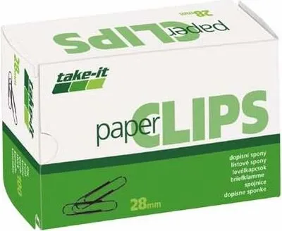 Obrázek produktu pro Kancelářské sponky, 28 mm, 100 ks