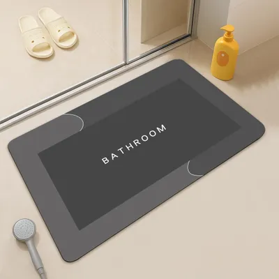 Immagine prodotto di Solidchoice - Tappetino da bagno in diatomee, antiscivolo e ad asciugatura rapida, 50 x 80 cm