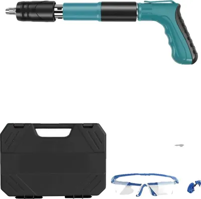 Image de Pistolet à clous manuel, comprenant 100 clous, livré avec une boîte