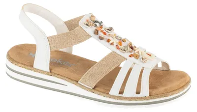 Produktbild von Rieker Sandals V0656-80, Sandalen, Damen, Weiß