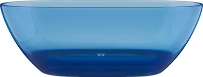 Produktbild von Transparente freistehende Badewanne - 292 l - 160 x 72 x 56 cm - Blau - Kunstharz - SPAVO