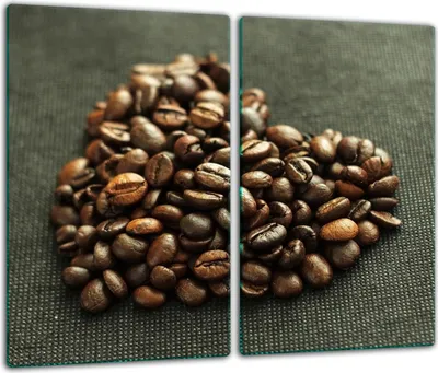Produktbild von Herdabdeckplatten Glaskeramikkochfeld-Abdeckung Spritzschutz Glas 60x52cm Kaffee
