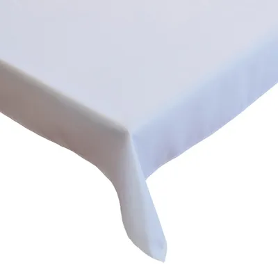 Produktbild von Tischdecke VIKI einfarbig Polyester unifarben weiß 110 x 160 cm