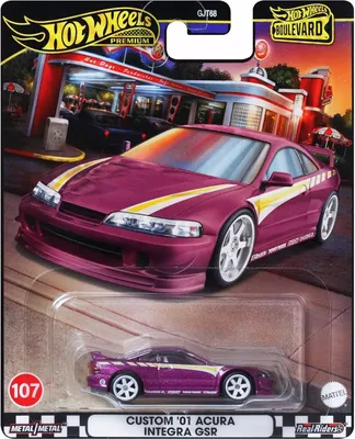 Produktbild von Hot Wheels Boulevard HRT77, Auto, 3 Jahr(e), Metall, Violett, Gelb