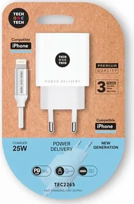 Obrázek produktu pro Tech One Tech Tec2265 USB-c nabíječka Jedna velikost