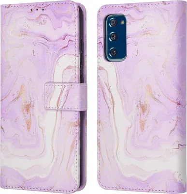 Produktbild von imoshion Design Klapphülle Samsung Galaxy S20 FE - Purple Marble
