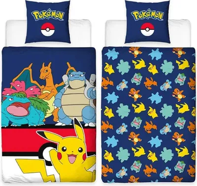 Produktbild von Pokemon Bettwäsche Pokemon blue 135 x 200 cm