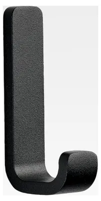 Produktbild von Wandhaken, 4 x 2 x 8,5 cm, Schwarz