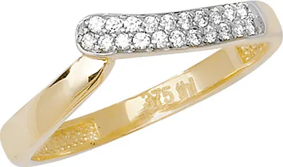 Produktbild von 9 Karat (375) Gold Damen - Ring mit Zirkonia, 50 (15.9); TRS11221RSK