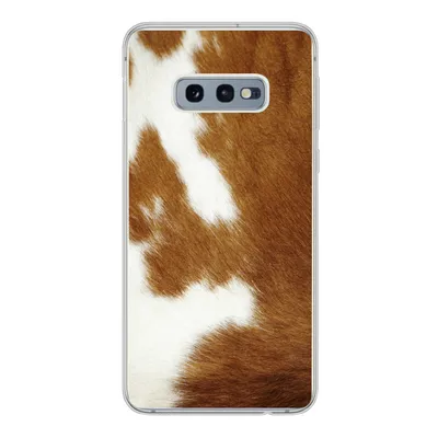 Produktbild von MuchoWow® Handyhülle Schutzhülle Hülle für Samsung Galaxy S10e Eine melierte Kuhhaut Silikon Softcase Handy Hülle - Handy