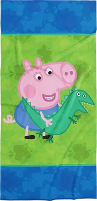 Obrázek produktu pro Dětská osuška Prasátko Pepina Tomík a pan Dinosaurus