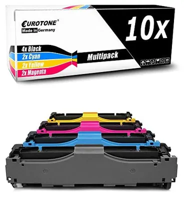 Eurotone 10x Tonerkartusche kompatibel mit HP CF410A Set aus 10 – Produktansicht 1
