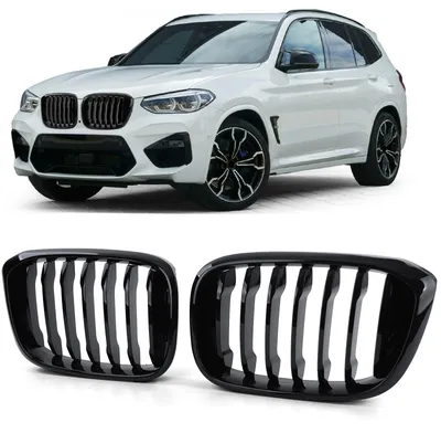 Kühlergrill Performance SCHWARZ GLANZ für BMW X3 G01 / X4 G02 2017 – Produktansicht