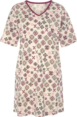 Produktbild von Vivance Dreams Nachthemd rosa-gemustert Größe 32/34