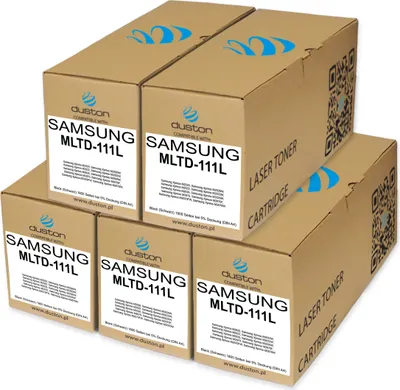 Obrázok produktu pre 5x MLTD111L, MLT-D111L Tonerová tlačová kazeta čiernej farby kompatibilná so Samsung Xpress SL-M2020 M2020W M2022 M2022W M2070 M2070F M2070FW m2070W