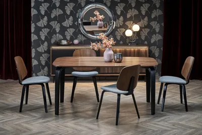 Image de Table PEDRO noyer / noir