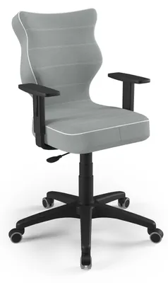 Produktbild von Entelo Ergonomischer Stuhl für Jugendliche Duo Black Jasmine 03 Grau