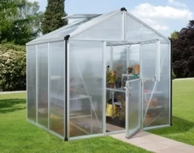 Produktbild von Vitavia Gewächshaus "Zeus 6200" aluminium eloxiert 6,2 m² 10 mm HKP