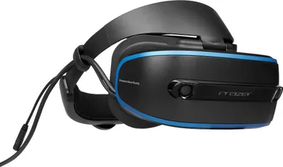 Produktbild von MEDION MR Glasses X1000, Dediziertes obenmontiertes Display, Schwarz, Blau, 110°, Einfarbig, 110°, LCD