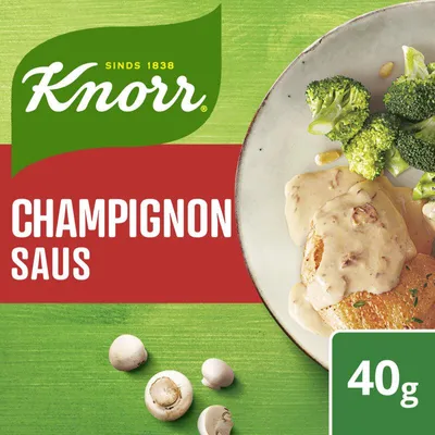 Produktbild von Knorr Mix Champignonsaus 40g – Cremige Champignon-Sauce für Fleisch & Pasta