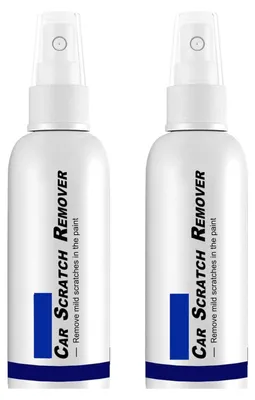 Immagine prodotto di Rimozione graffi professionale - Spray per la rimozione dei graffi - Adatto per auto e vetri - 100 ml x 2 pezzi - Riparazione efficace - Restauro danni - Vernice per auto