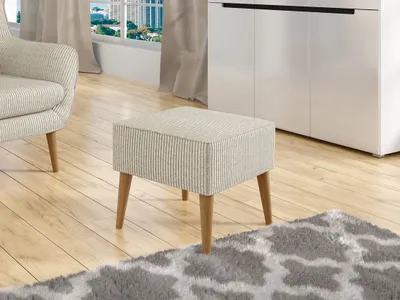 Obrázek produktu pro Taburetka LEVI - špinavá bílá