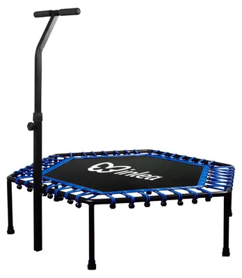 Zdjęcie produktu dla INLEA FITNESS Trampolina 130 cm z poręczą – niebieska